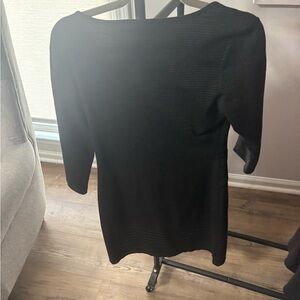 Max Studio Black Textured Dress